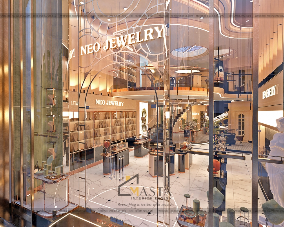 Thiết kế tiệm vàng Neo Jewelry